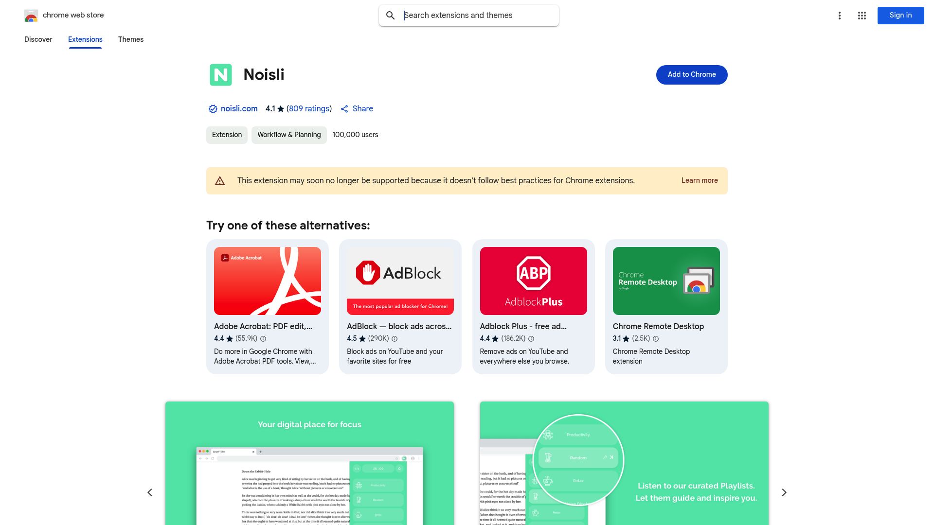 Best Chrome Extensions for Students - Noisli