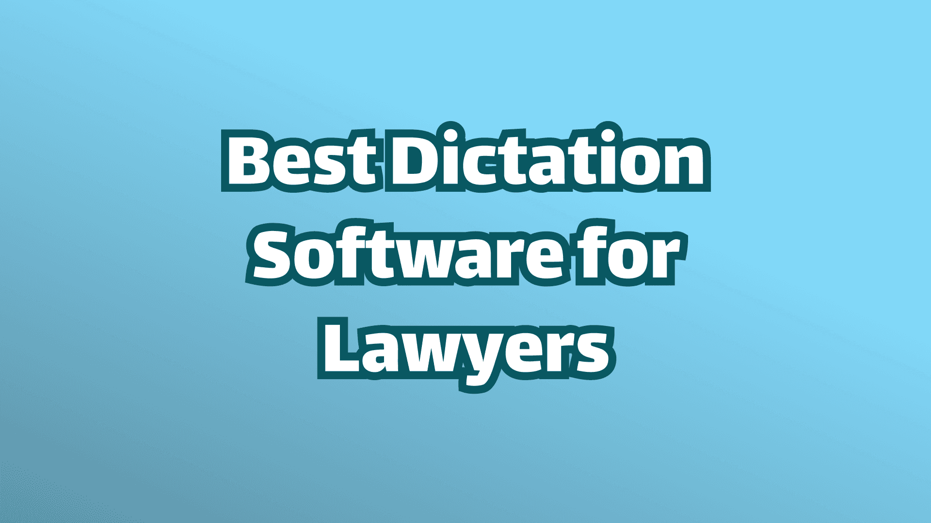 Best location software for lawyers, cover image, white text on blue background. 