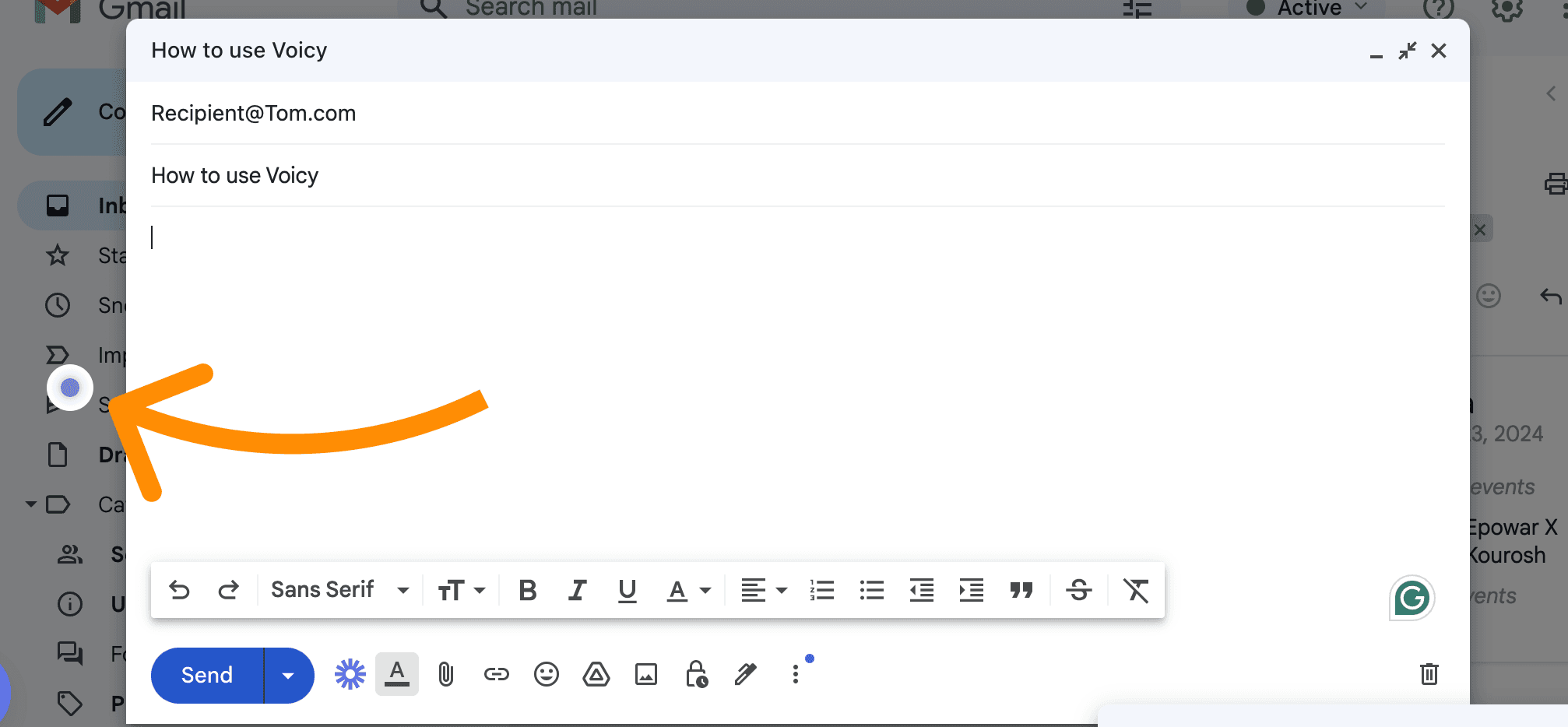 Bild zum Abschnitt Schritt 2: Schreibe eine neue E-Mail auf Gmail