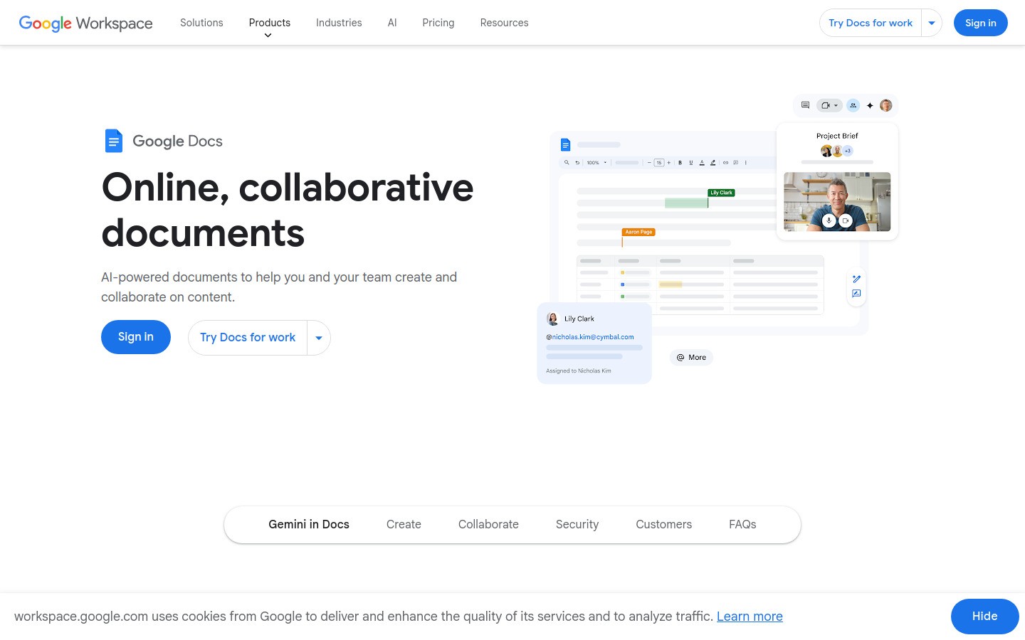 Google Docs Voice Typing screenshot for drafting listing descriptions