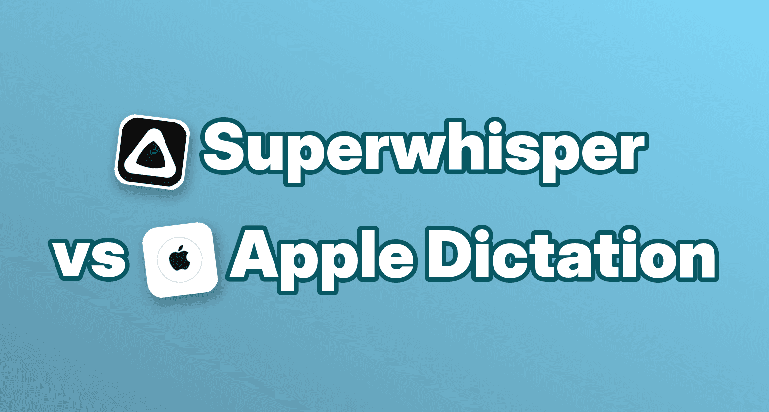 Superwhisper vs. Apple Spracherkennung