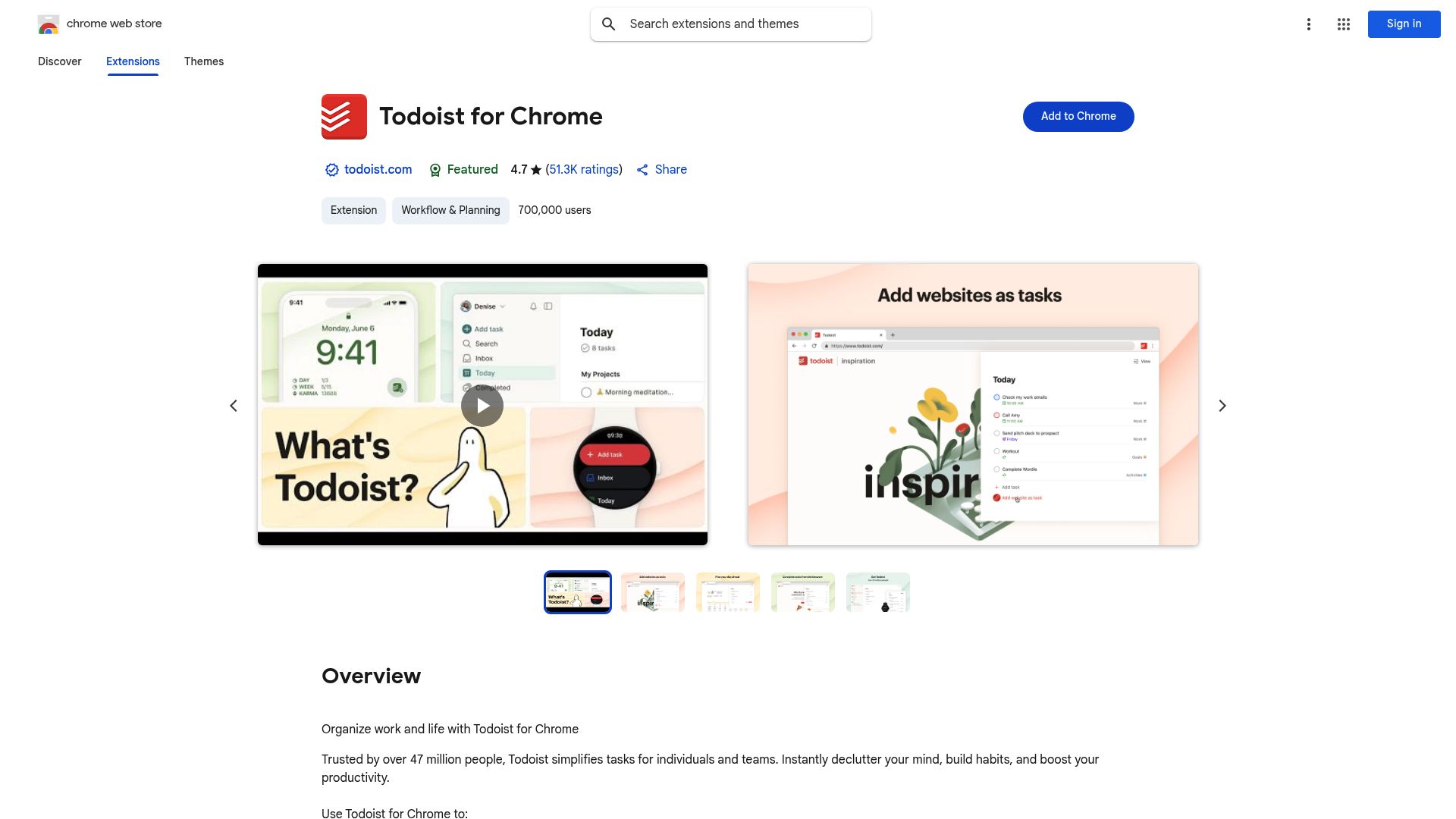 3 Best Arc Browser Extensions to Boost Productivity in 2025 - Todoist for Chrome – Task & Project Management