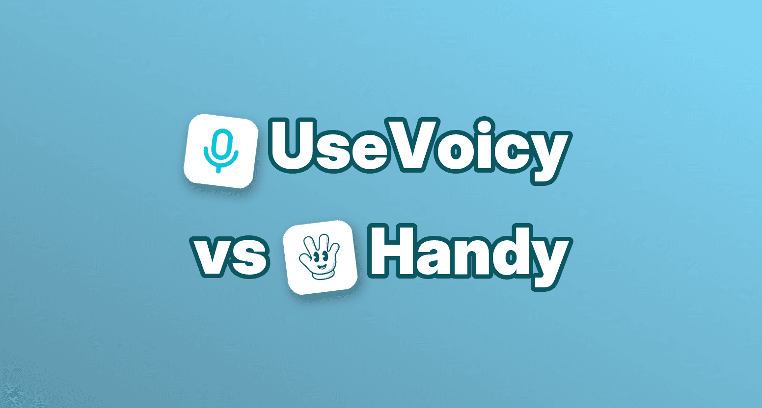 UseVoicy vs. Handy