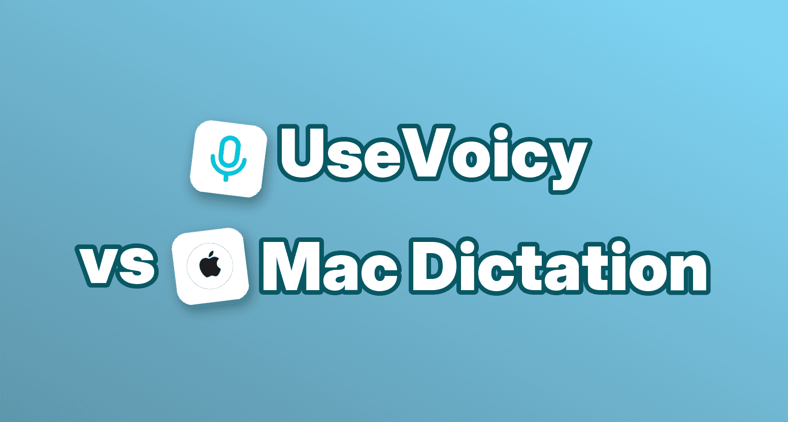 UseVoicy vs. Mac-Spracherkennung