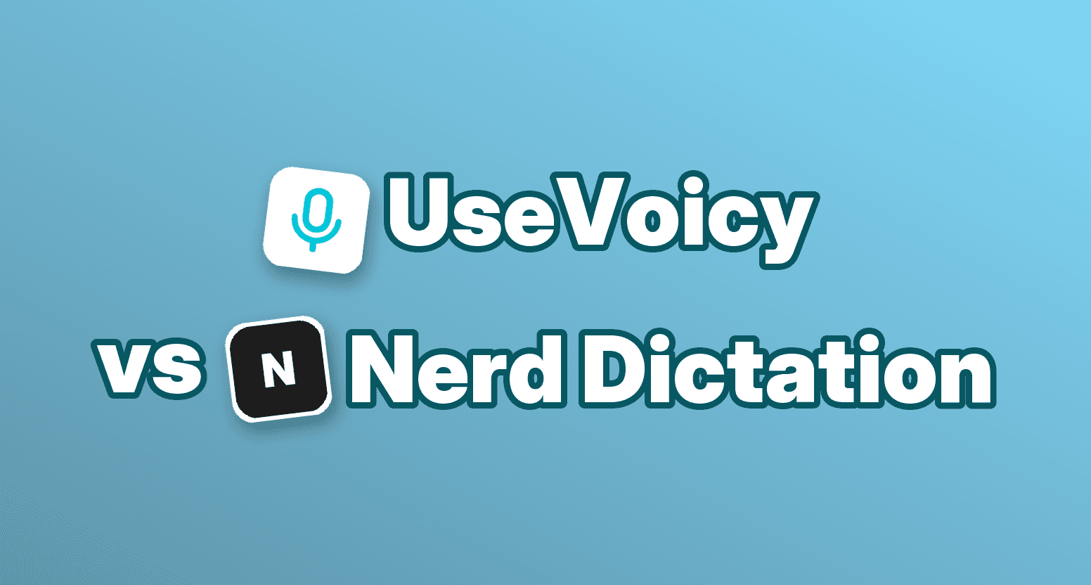 UseVoicy vs. Nerd-Spracherkennung