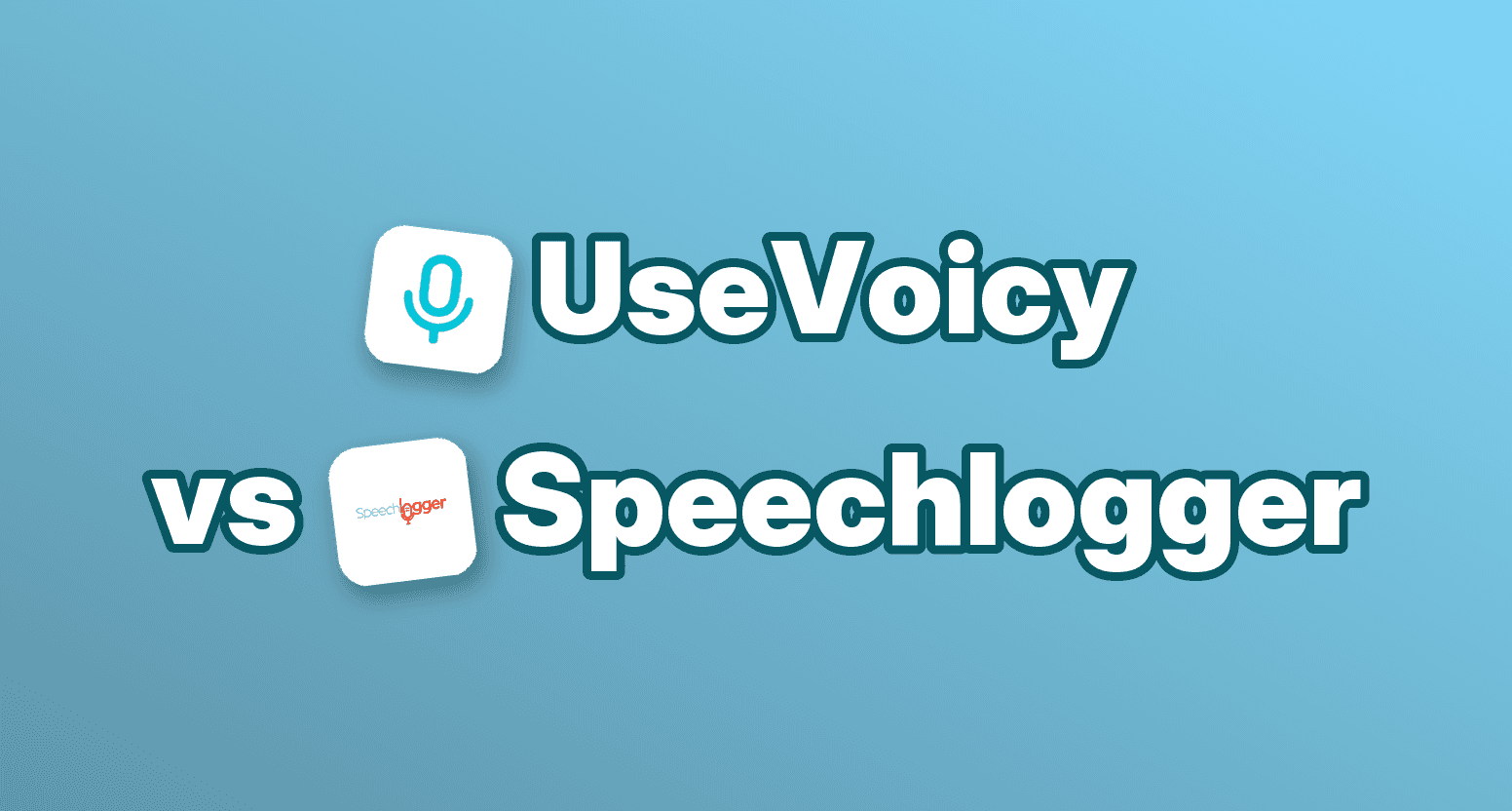UseVoicy vs. SpeechLogger: Der Vergleich von Sprache-zu-Text-Tools